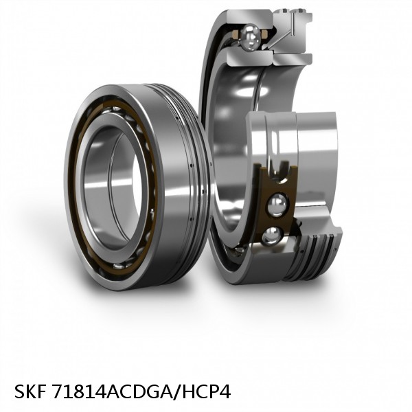 71814ACDGA/HCP4 SKF Super Precision,Super Precision Bearings,Super Precision Angular Contact,71800 Series,25 Degree Contact Angle