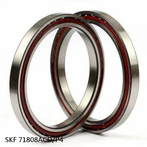 71808ACD/P4 SKF Super Precision,Super Precision Bearings,Super Precision Angular Contact,71800 Series,25 Degree Contact Angle