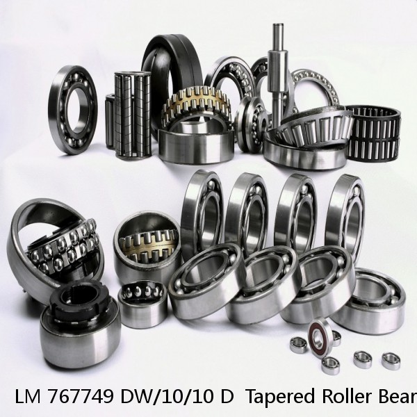 LM 767749 DW/10/10 D  Tapered Roller Bearings #1 small image