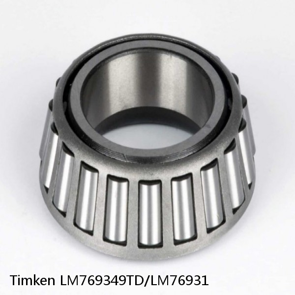LM769349TD/LM76931 Timken Cylindrical Roller Radial Bearing #1 image